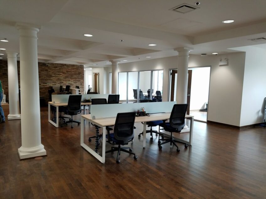 Office build out in Hinsdale Illinois