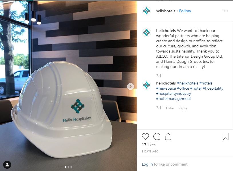 Helix Hospitality Corporate headquarters – Villa Park, Illinois