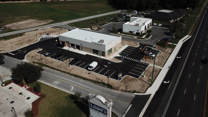 Ground up Construction for a National Tire Company- Ocala, Florida