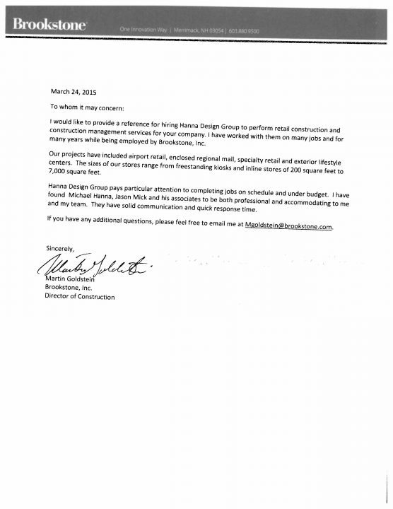 Client Testimonials-Brookstone